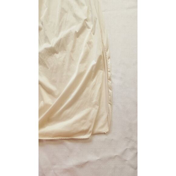 Vtg Vanity Fair Silky Champagne Beige Nylon Slip Skirt Made In USA 32" Large - Picture 6 of 10